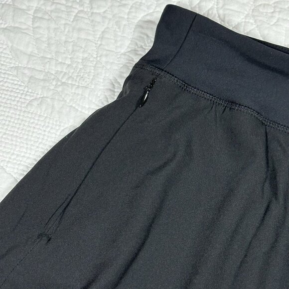 Old Navy Activewear Skort Womens 2XL Black Stretchtech Dry Quick Zip Pockets - Picture 5 of 14